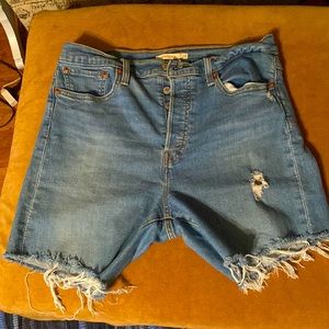 Levi’s Wedgie cutoff shorts